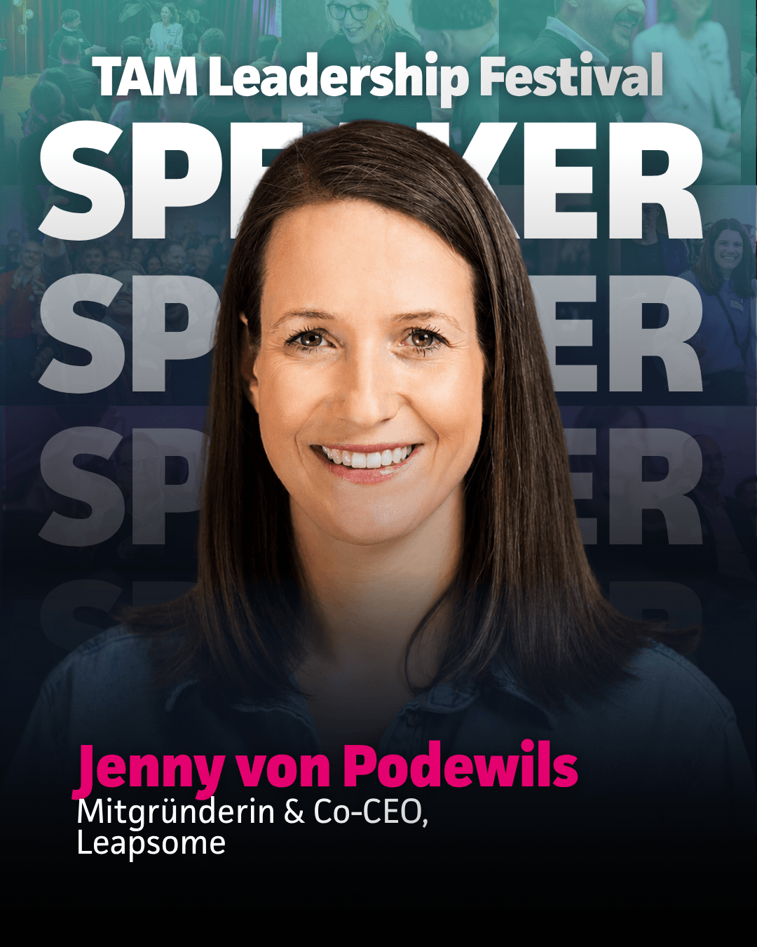 Jenny von Podewils, Mitgründerin und Co-CEO Leapsome, Speaker beim Leadership Festival 2026